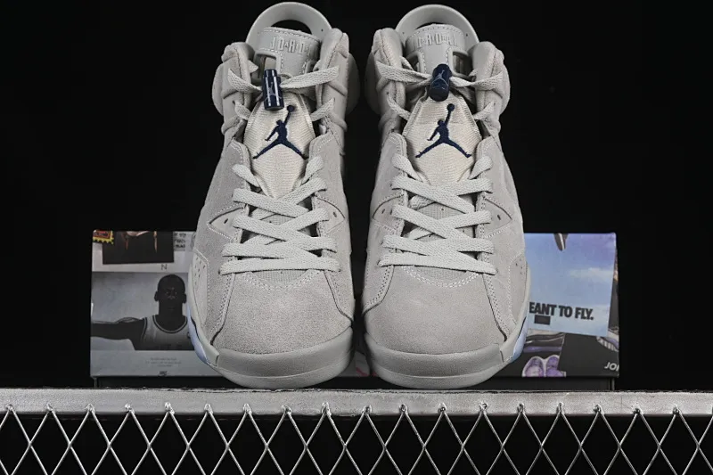 All categories Air Jordan Jordan series basketball shoes Air Jordan 6 F version Air Jordan 6 Retro "Georgetown" AJ6 Joe 6 Georgetown gray blue CT8529-012